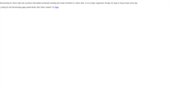 Desktop Screenshot of boomerangyahoo.com
